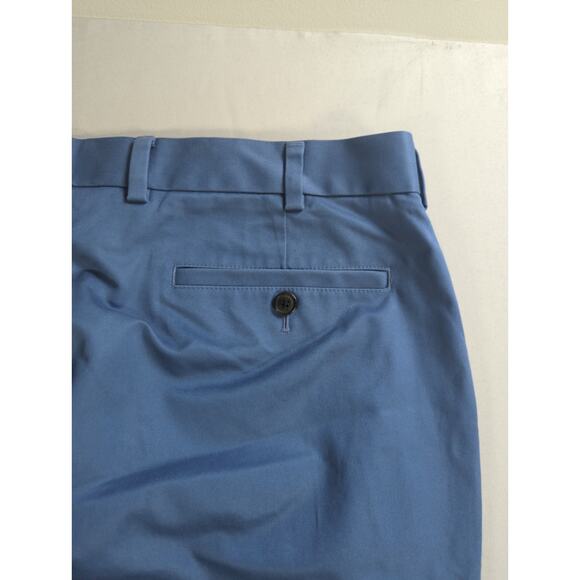Brooks Brothers Mens Chino Pants 36x30 Blue Lightweight Advantage Milano Fit - Picture 8 of 13